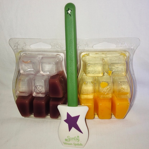 Scentsy Wax Warmer Wrap Pair Coop Rooster Ranger Star Scented Spatula Few Bars - Picture 3 of 4